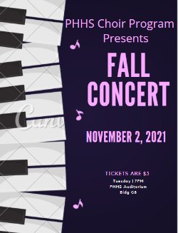 Fall Concert Flyer